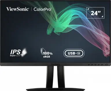 Viewsonic VP Series computer monitor 61 cm (24") 1920 x 1080 pixels Full HD LED Black, image 5