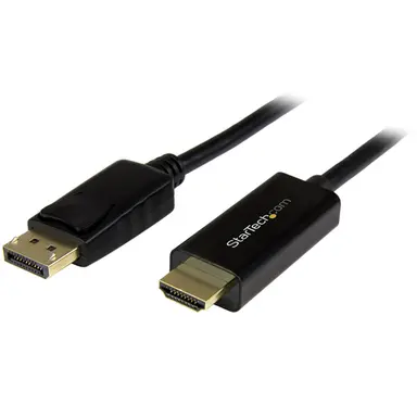 StarTech.com 6.6FT/2M Passive DisplayPort to HDMI Cable Converter - 4K 30HZ/1080P/7.1 Audio/H, image 4