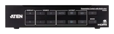 Aten 4X2 True 4K HDMI Presentation Switch with Multi View, image 4