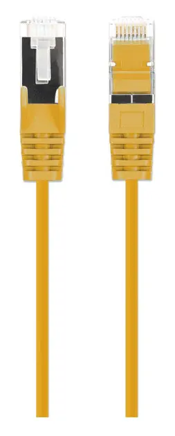 Intellinet CAT8.1 U/FTP Slim Network Patch Cable, 1.5 FT., Yellow, 10-Pack, image 6