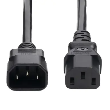 StarTech.com 2 ft (60CM) Power Extension Cord, IEC 60320 C14 to C13 PDU Power Cord, 10A 250V, image 8