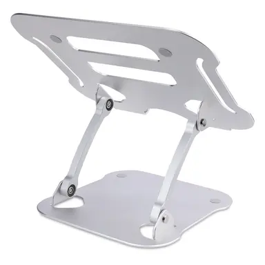 StarTech.com This Foldable Silver Laptop Stand for Desks Features Vented All-Aluminum Constru, image 6