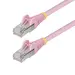 StarTech.com 10 ft Pink Cat6a Ethernet Cable, Snagless RJ45, 10G, 100W PoE, S/FTP, LSZH, 27AWG, image 5