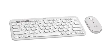 Logitech Pebble 2 Combo for Mac - Tonal White
