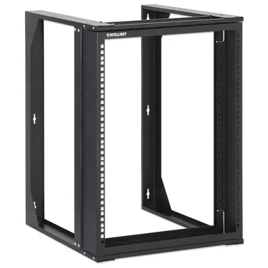 Intellinet 19 In. Wall Mount 2-Post Open Frame Network Rack, 12U, image 6