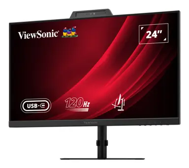 ViewSonic 24 in 1080P Video Conferencing Monitor with Windows Hello Certified IR 5MP Webcam, image 7