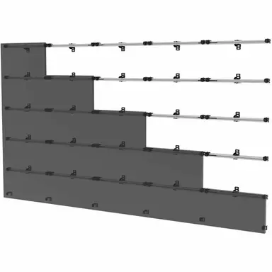 Peerless Industries One-To-One Universal Wall Mount for Latching Dvled Displays up to 610MM Wide, image 2