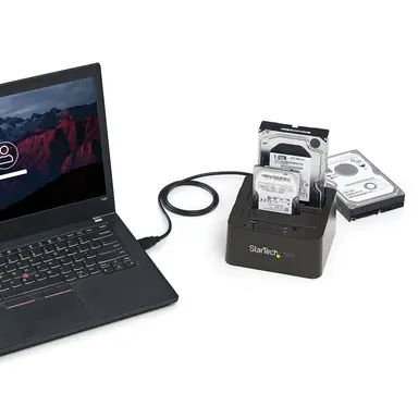 StarTech.com Dual-Bay Hard Drive Dock for 2.5 in / 3.5 in SATA Drives; SATA Iii (6.0 Gbps) HDD, image 8