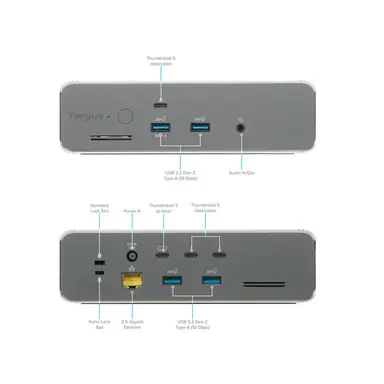Targus THUNDERBOLT5 Triple Video 8K Docking Station with 140W Epr, image 7