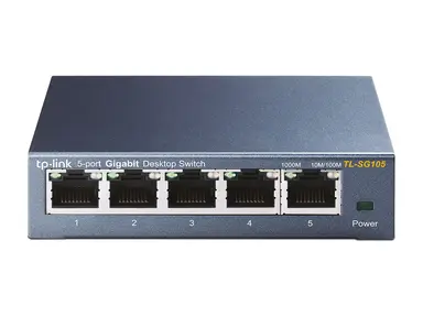 Omada Networks by TP Link TP-Link 5-Port 10/100/1000MBPS Desktop Switch TL-SG105