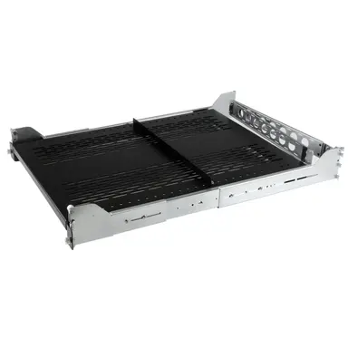 Add a Vented Sliding Shelf with Integrated Cable Management into Virtually Any