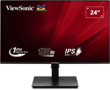 ViewSonic 24 in 1080P Ergonomic 120HZ Monitor with Variable Refresh Rate, HDMI and Vga., image 2