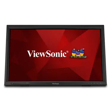 ViewSonic 24 in IR 10-Point Touch Display, 1920 × 1080 Full HD Resolution.