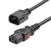 StarTech.com 4 ft (1.2 m) Power Extension Cord, IEC 60320 C14 to Locking C13, PDU Power Cord, 1, image 5