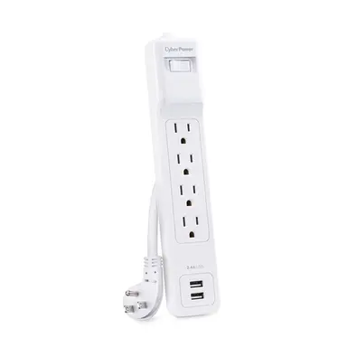 CyberPower Systems (USA) Surge Protector - 125 V - Circuit Breaker - 15A - 4 NEMA 5-15R, image 4