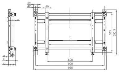 Samsung Videowall Wall Mount for 460UT Series, image 4