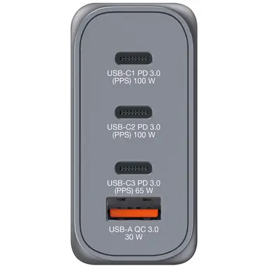 Verbatim Americas 100W 4-Port Gan Wall Charger, image 6