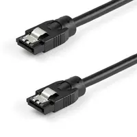 StarTech.com 0.3 M Round SATA Cable with Straight Latching Connections - Supports Data Transf, image 3