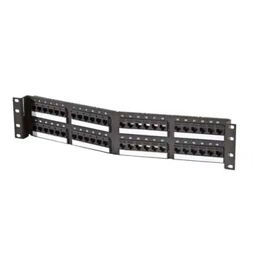 Legrand Dat Cables to GO Techchoice Angled Patch Panel Category 5E 48 Port - Unshielded - RE