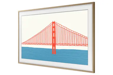 Samsung Electronics America I 50INCH The Frame Customizable Bezel - Modern Teak, image 7