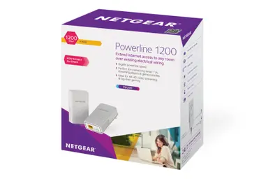 Netgear Powerline 1200 1 Port - 10/100/1000MBPS Gigabit Ethernet Port ON Each Adapter, image 5