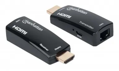 Manhattan - Strategic 1080P HDMI Over Ethernet Extender Kit