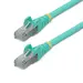 StarTech.com 15 ft Cat6a Ethernet Cable - Aqua - Low Smoke Zero Halogen (LSZH) - 10GBE 500MHz, image 5