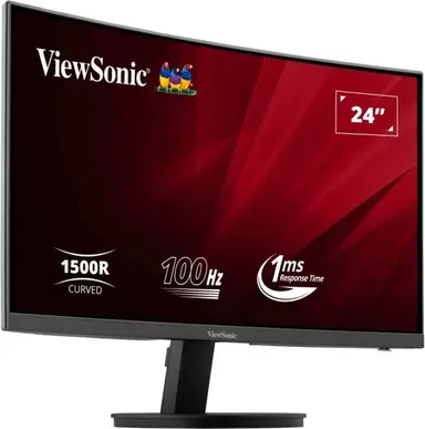 ViewSonic 24 in 1080P VA Curved Monitor with Variable Refresh Rate, HDMI, and Displayport., image 6