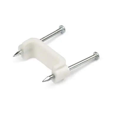 StarTech.com 100 Pack of Double Nail Mounted Cable Clip - Large
