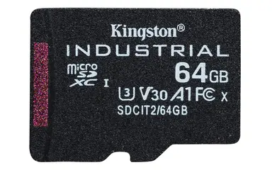 Kingston 64GB Microsdxc Industrial C10 A1 Pslc Card Single Pack W/O Adapter