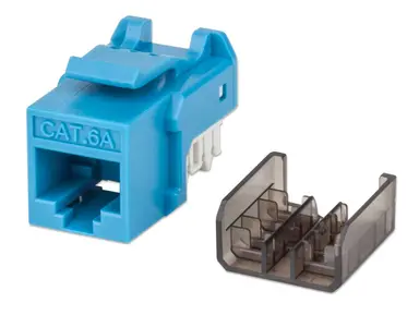 Intellinet Fastpunch Cat6a Keystone Jack UTP, Blue, image 6