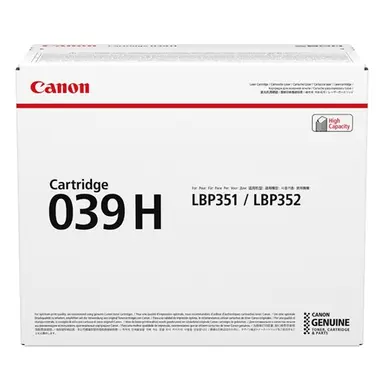 Canon Laser Canon 039H High Yield Toner Cartridge, 25,000 Sheets ISO/IEC, Compatibility I-SE, image 4