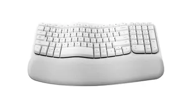 Logitech Wave Keys Wireless Ergonomic Keyboard - Offwhite - Universal - US, image 6