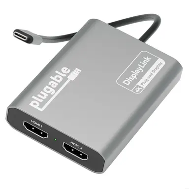 Plugable Technologies Plugable USB C to HDMI Adapter, Dual Monitor 4K 60HZ for Apple Mac M1/M2/M3, Dis, image 4