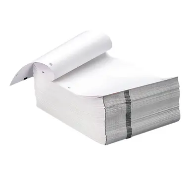 Brother International Corporat Premium Paper Direct Thermal 8.5INX11IN Perforated Fanfold Stack with Black MA