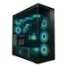 Arctic Cooling Xtender (BLACK)-PC Case-Mid Tower-Tempered Glass Panel-Included a-RGB Fans, image 5