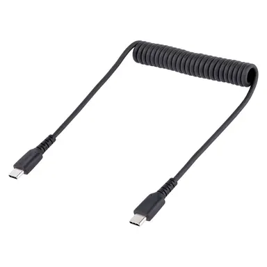 StarTech.com 1.6 ft (50CM) USB-C Fast Charging Cable, Rugged, Coiled, Charge & Sync, 3A, USB 2, image 7