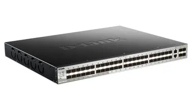 D-Link Systems 54-PORTS Total Layer 3 Stackable Managed Switch with 48 X 1GB Ports 2 X 10GB P