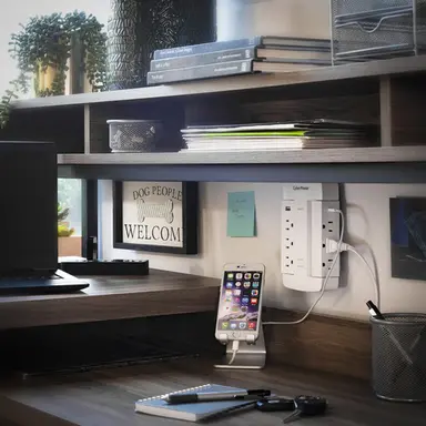 CyberPower Systems (USA) Swivel, 120V, 2 USB 3.6A Type a & C, 900J $75K Ceg, Wall Tap, White, image 7