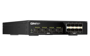 QNAP Half-Rackmount Switch Layer 2 12-Port Managed Switch, 4, image 8