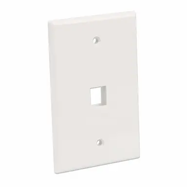 Intellinet 1-Outlet Oversized Keystone Wall Plate, image 5