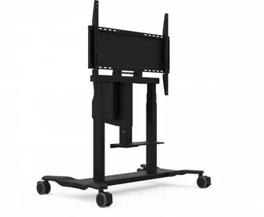 ViewSonic Electric Height Adjustable Mobile Cart with Smooth Motorized Lift, Laptop Tray, image 8
