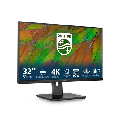 Philips 32 in Monitor, LED, UHD (3840 × 2160), USB-C, image 6