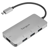 Targus - USB-C to 4-Port USB-a Hub - Windows and Macos, Chromebook Comp, image 3