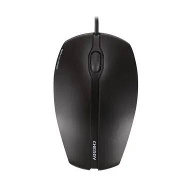 Cherry Americas Gentix - Black Optical Mouse 1000 DPI W/Solid Rubber Sides 1.8 Meter USB Cable, image 4