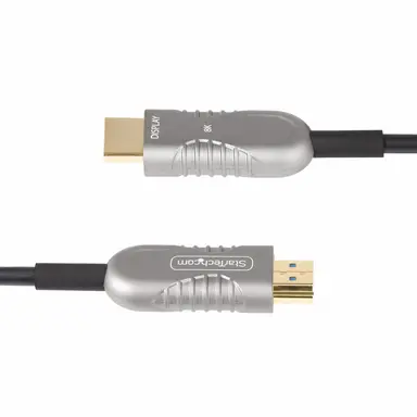 StarTech.com 50 ft (15.2 m) HDMI 2.1 Hybrid Active Optical Cable (AOC), CMP, Plenum Rated, 8K U, image 7