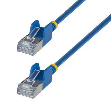 StarTech.com 10-Pack of Ultra Slim Cat6a Cables Is Ideal for Multiple Setups; 10GBPS Ethernet