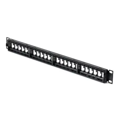 StarTech.com 24-Port 1U Blank Keystone Patch Panel with Cable Management Bar; Compatible, image 6