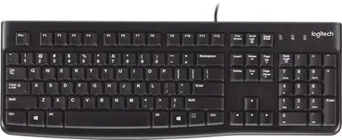 Logitech K120 Corded Keyboard - Black - Bilingual for USA and Canada - US, image 4