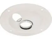 Peerless Industries Ceiling Plate - White - Unit Has 1 1/2 11.5 NPT Fitting for Attachment